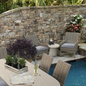 Laurent Dining Arm Chairs & Pompano End