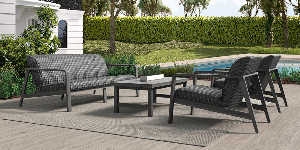 Home Ebel Inc - All Weather Patio Furniture No Cushions