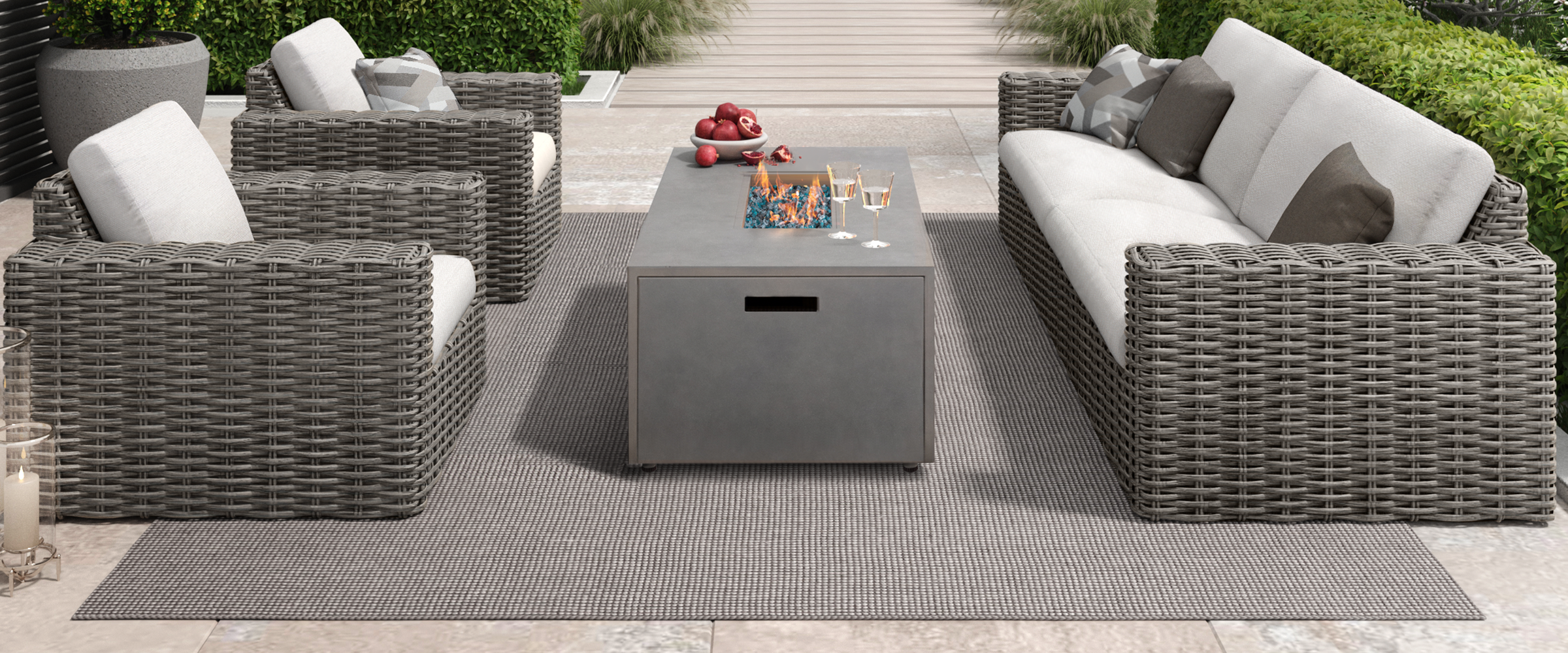 Mia Seating with XL Sofa + Bellino