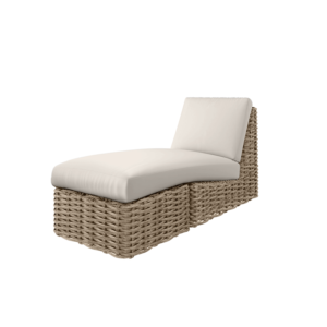 Mia Center Chair Section Ottoman