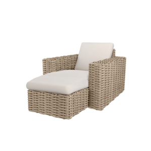 Mia Club Chair + Ottoman