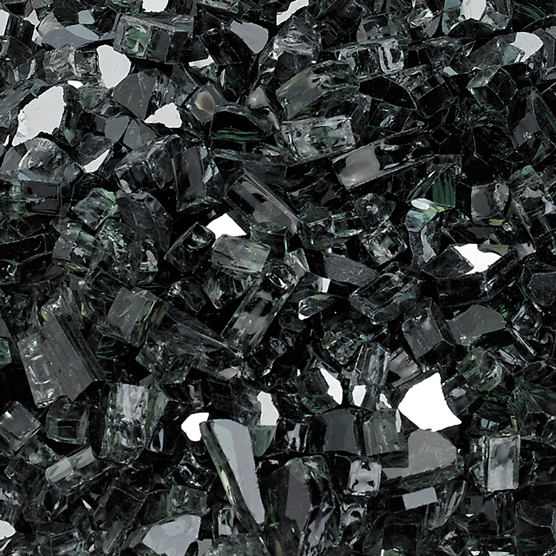 Fire Glass 833 Black Reflective