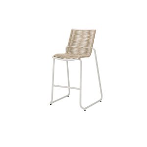 Cabana Armless Barstool Barley Bone