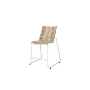 Cabana Armless Counter Stool Barley White
