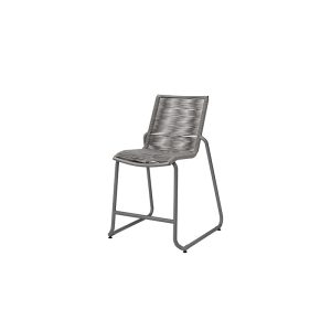 Cabana Armless Counter Stool Fog Graphite