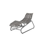 Cabana Comfort Chaise Lounge Fog Graphite