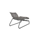Cabana Comfort Chaise Lounge Fog Graphite   Back