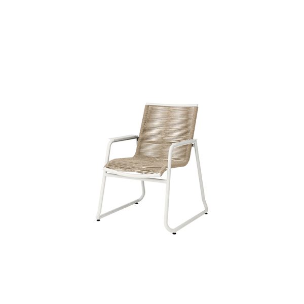 Cabana Dining Arm Chair Barley Bone