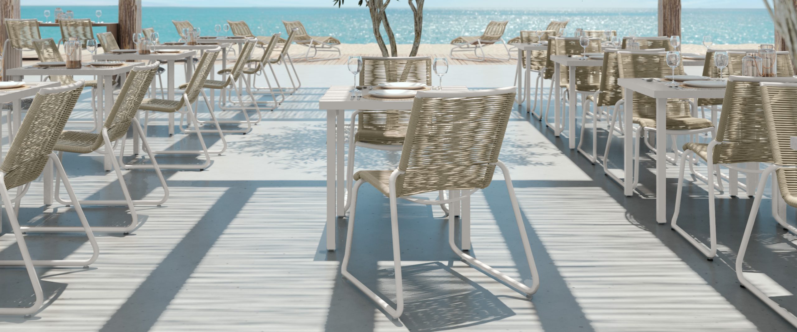 Cabana Dining Barley Bone