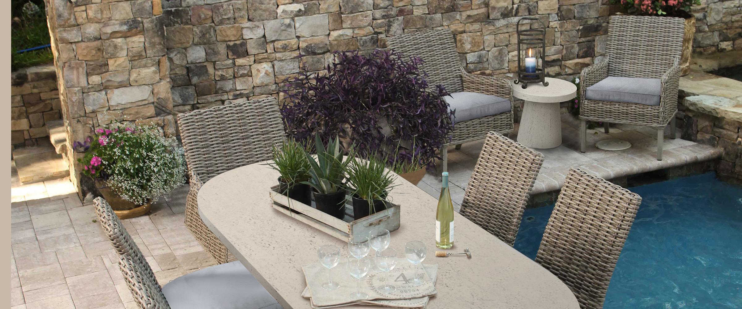 Laurent Dining & Pompano Table