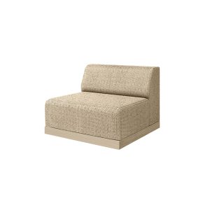 Grande Armless Chair Section Barley Flax
