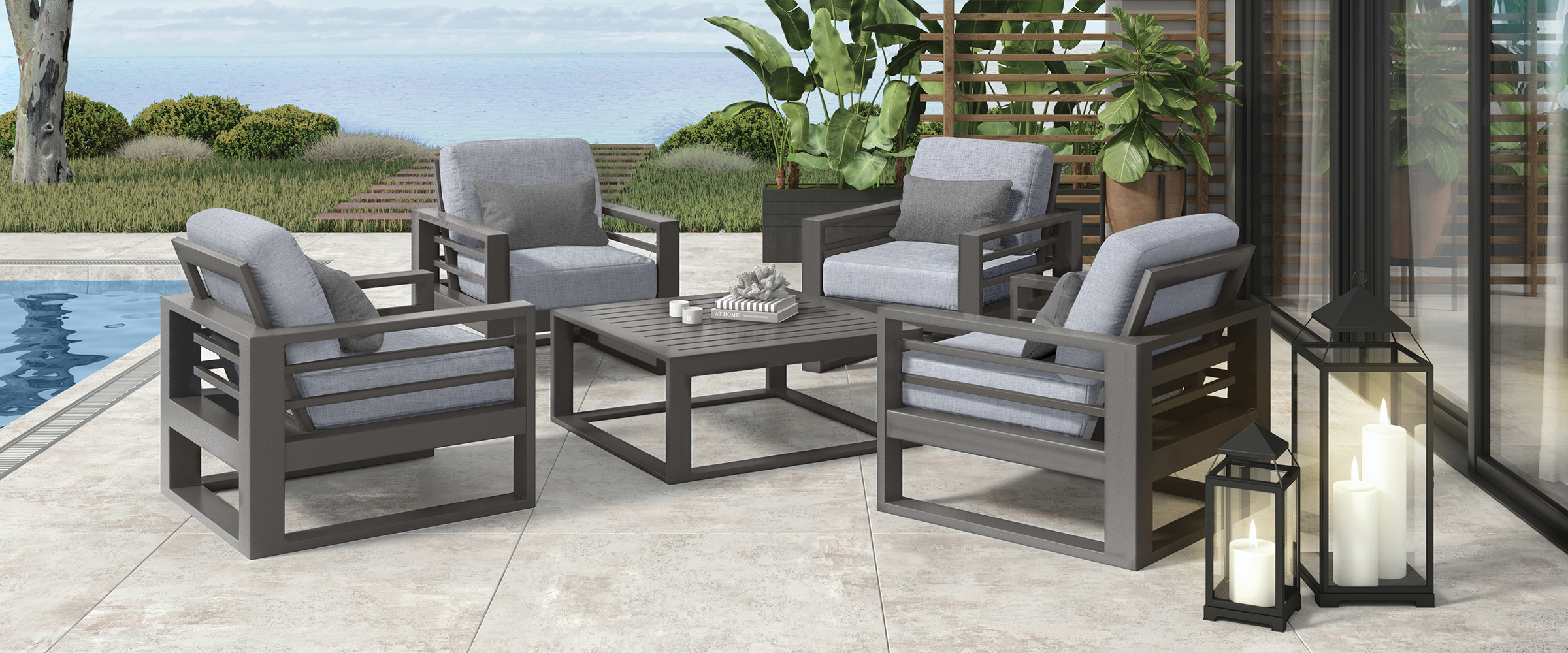 Palermo Chat Set