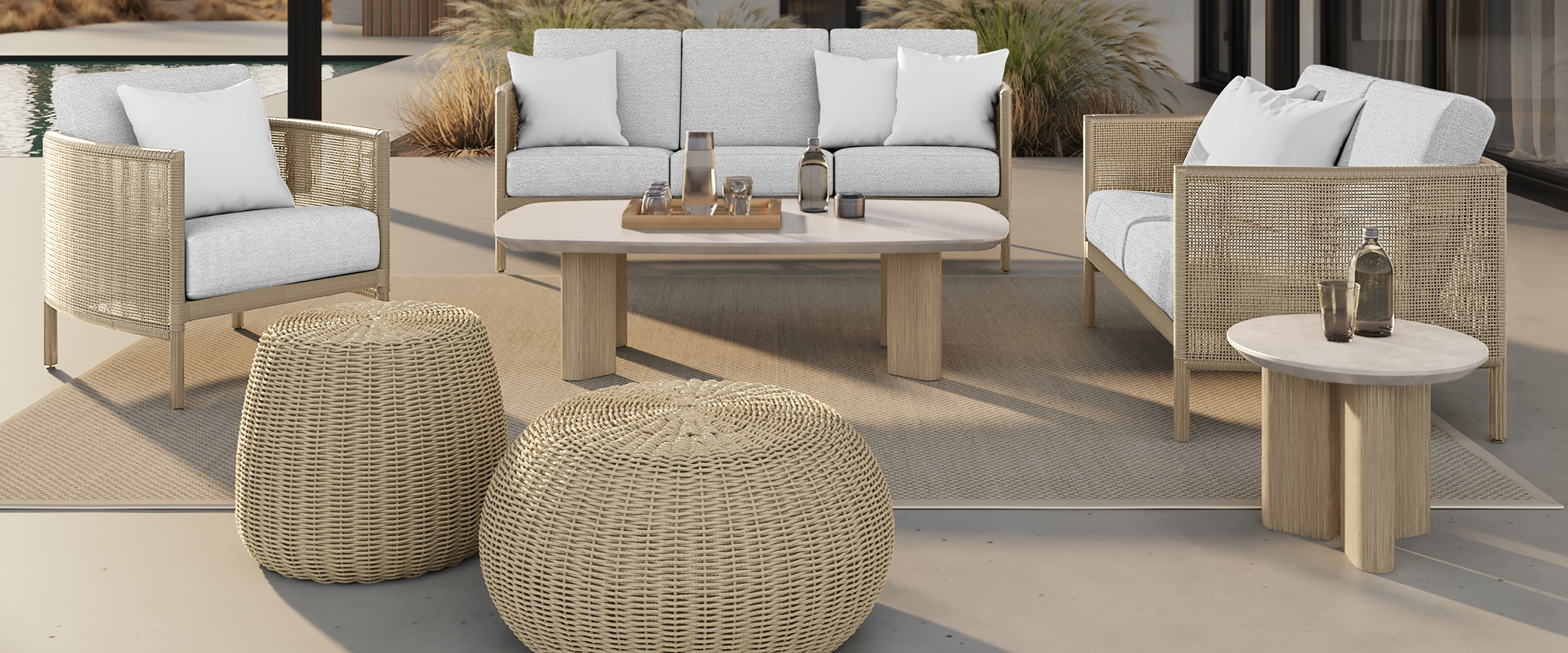 Orleans-Seating-Barley-+-Forano+Bellino-Tables-+-Poufs