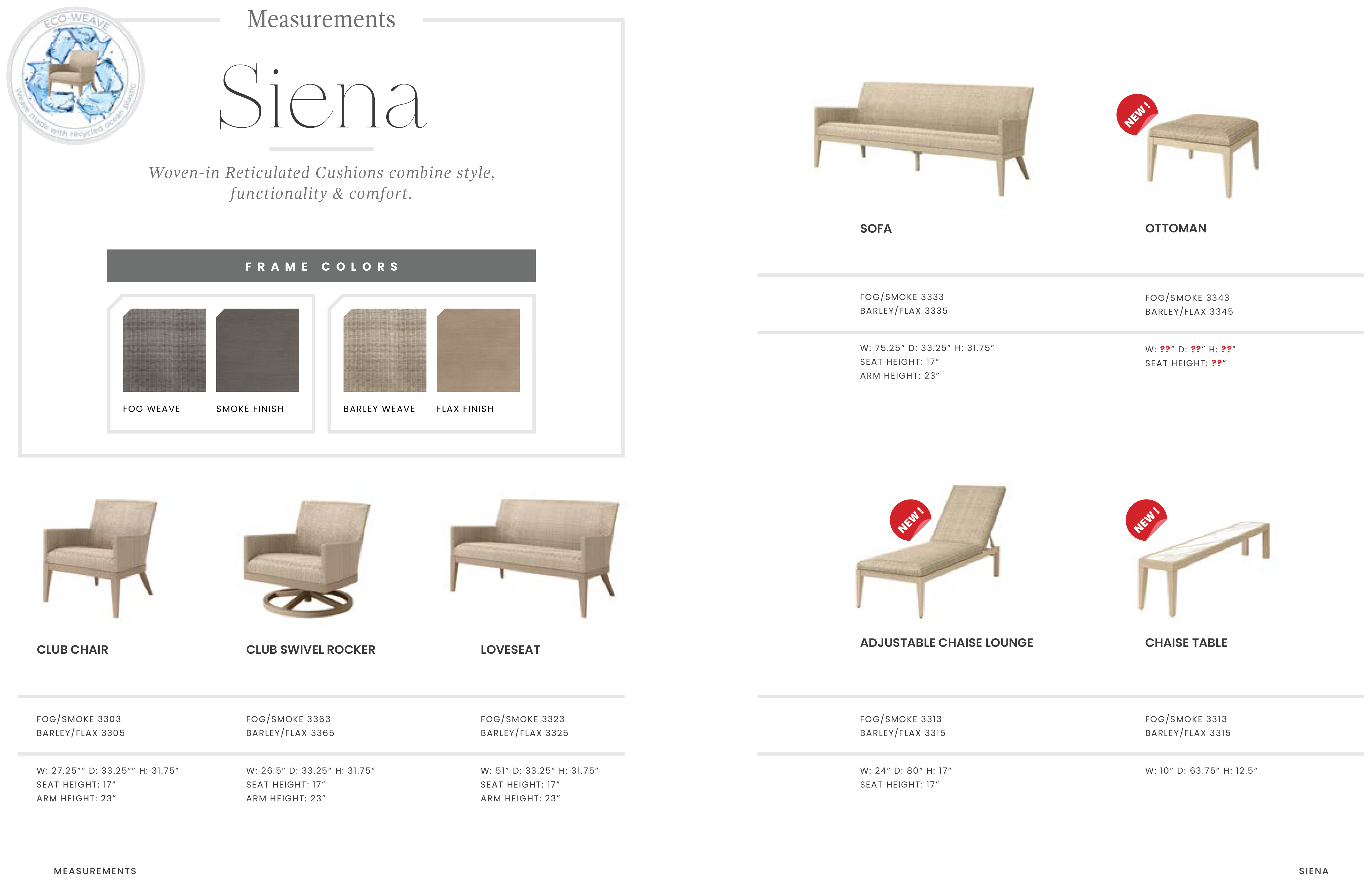 Siena-Specs