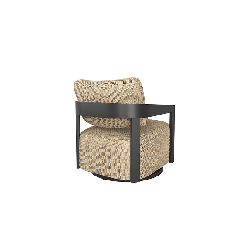 caro-club-swivel-glider_onyx_barley - Back