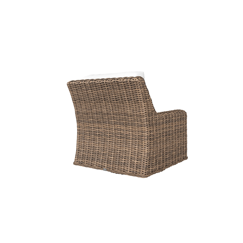 Laurent Club Swivel Glider Cedar - Back