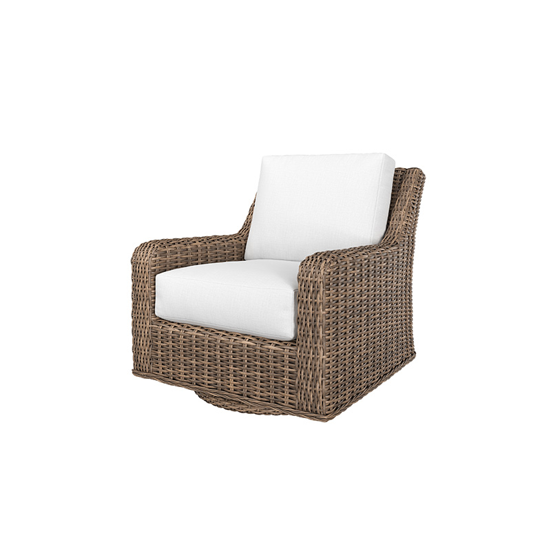 Laurent Club Swivel Glider Cedar