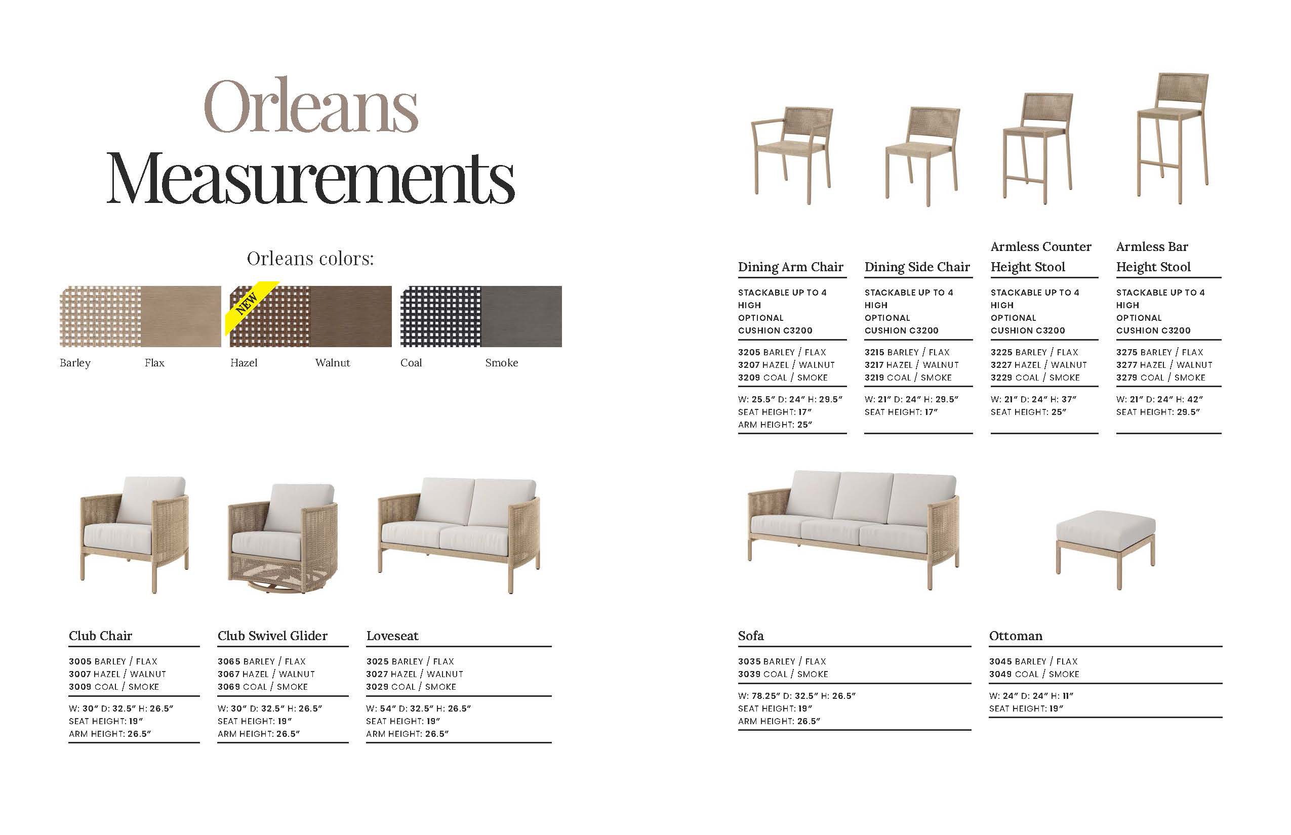 Orleans Specs