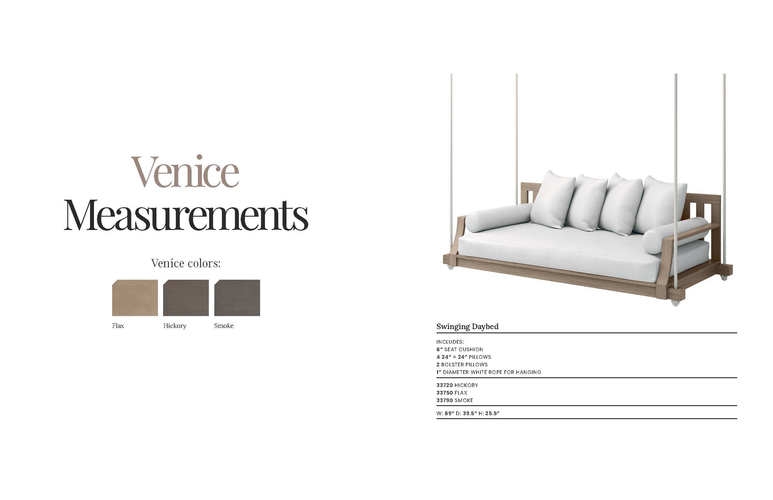 Venice Specs